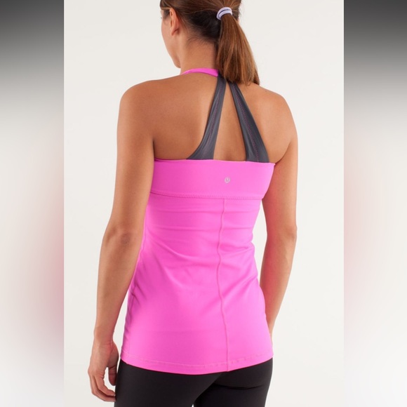 🍋 Pink lululemon scoop me up tank - Picture 2 of 9